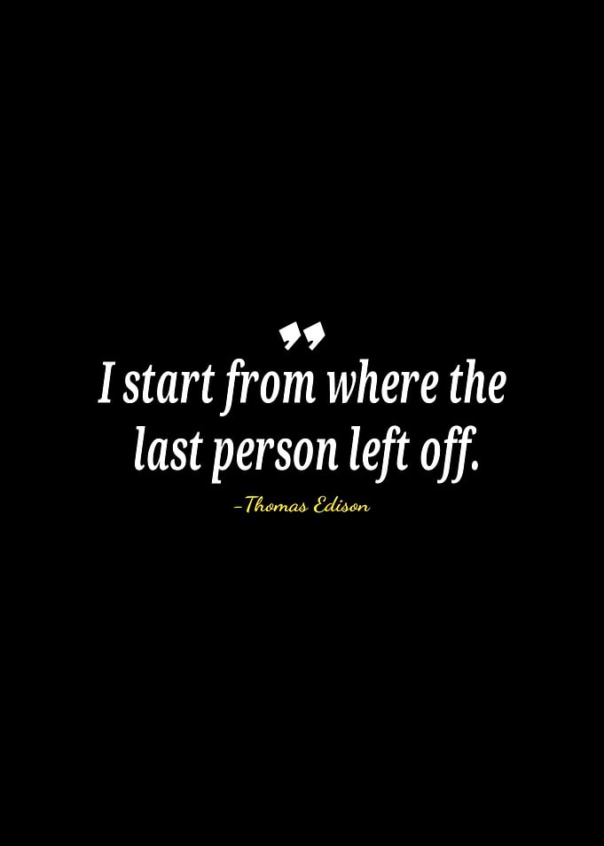 Thomas Edison quotes