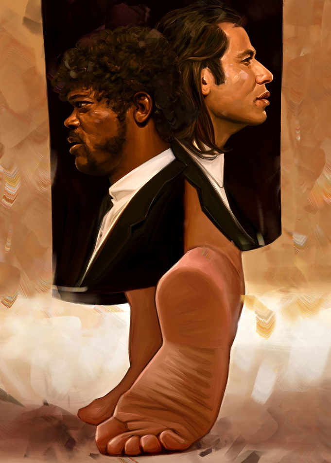 pulp fiction legs