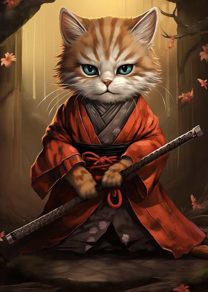 Samurai Cat