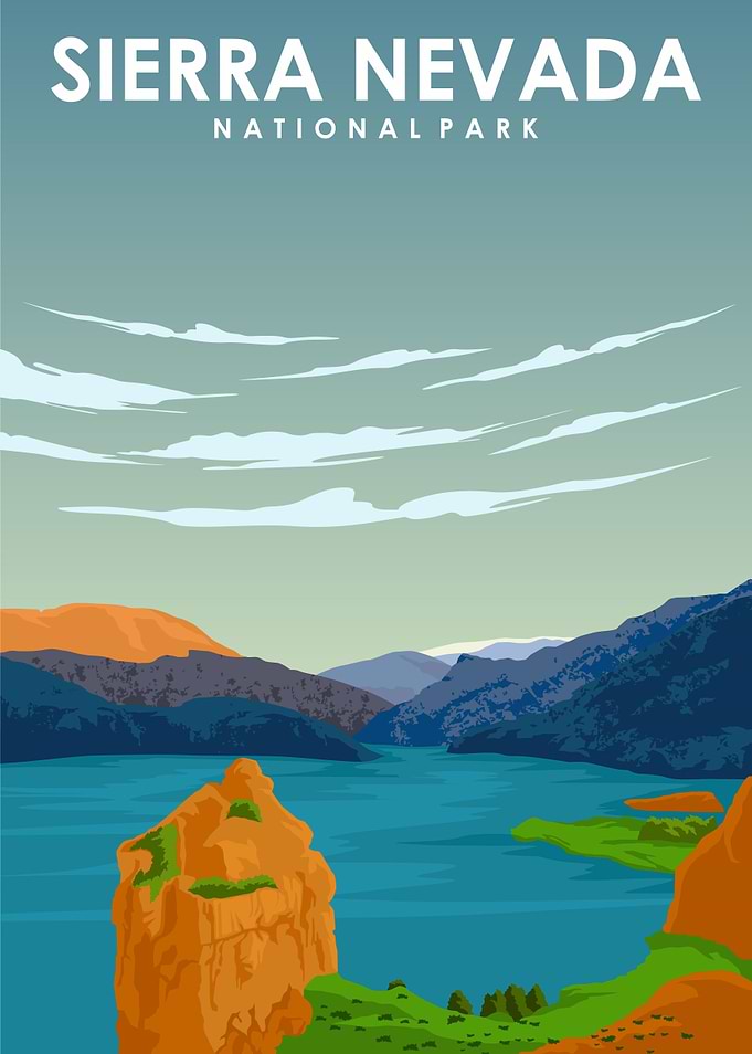 Sierra Nevada Travel Art