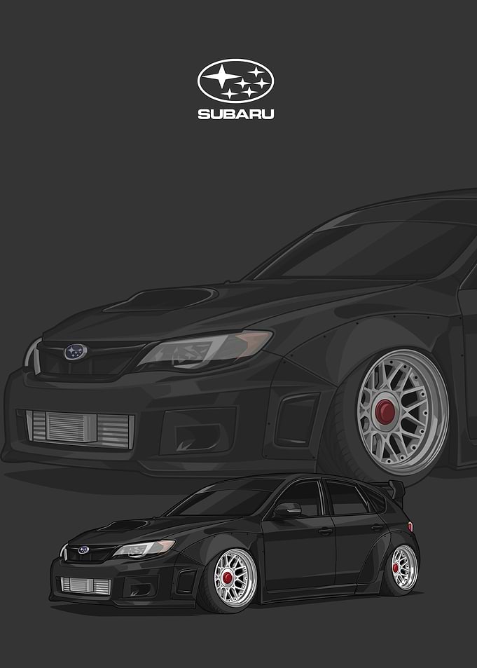 subaru impreza wrx black