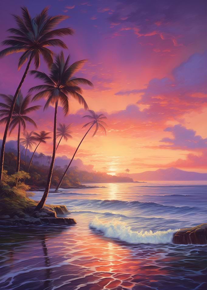 Tranquil Twilight Oasis