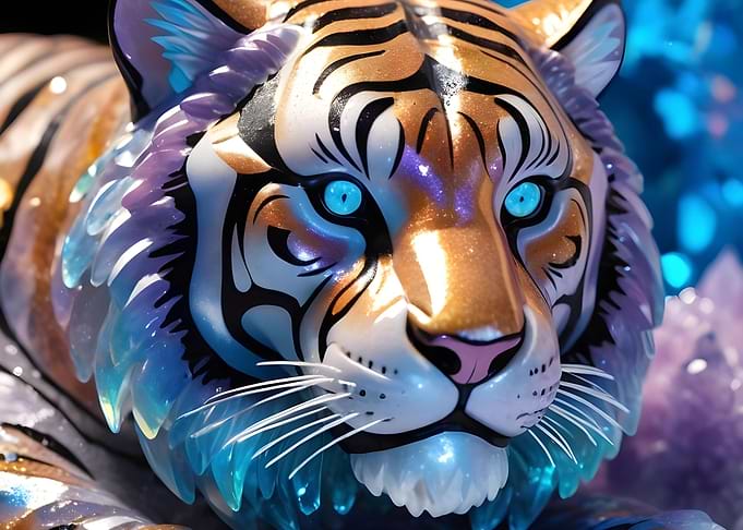 crystal siberian tiger