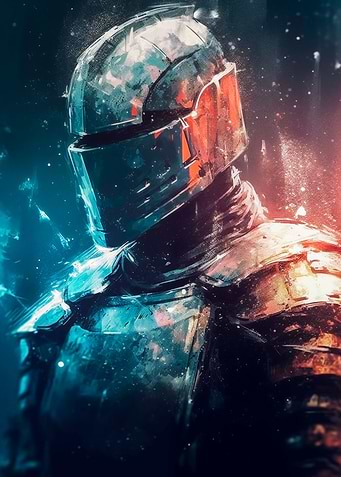 Epic Knight Painting