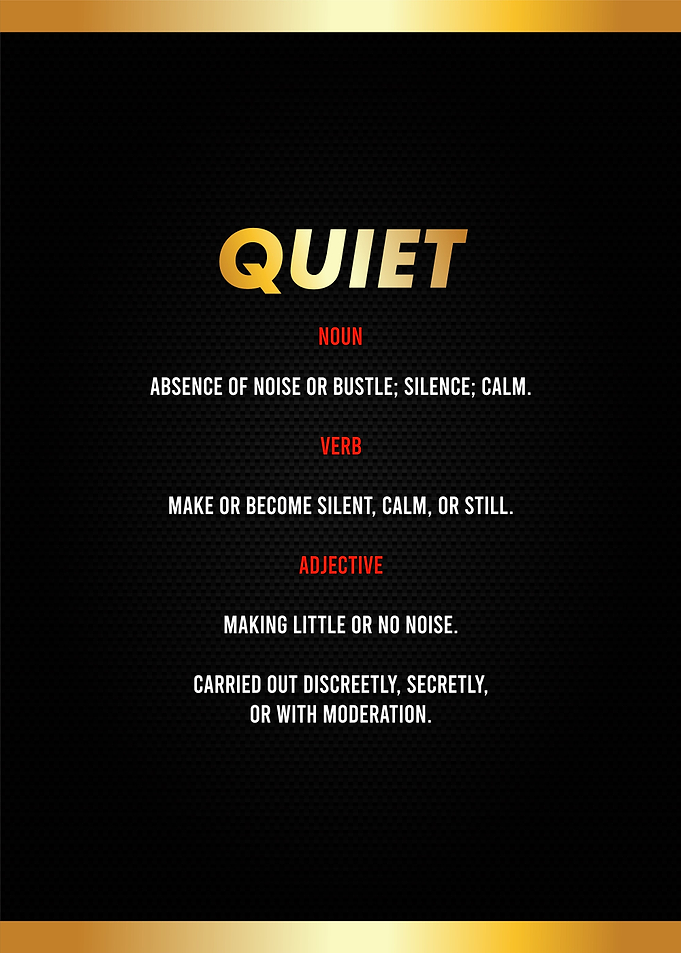 quiet defintion
