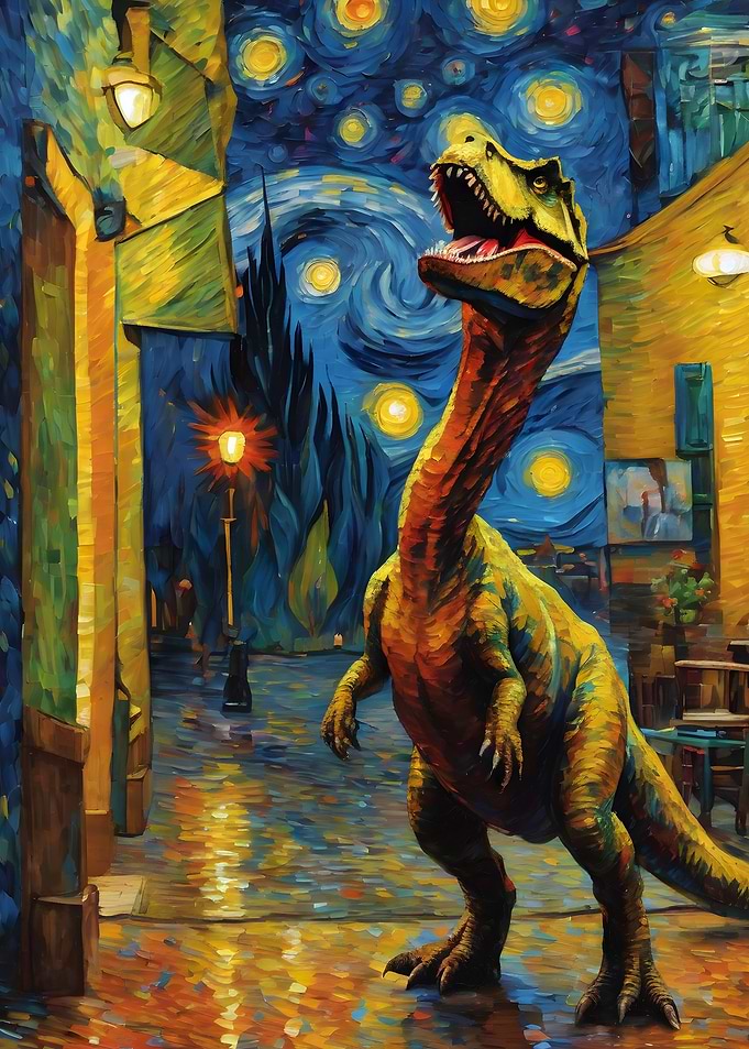 TRex in Vilage