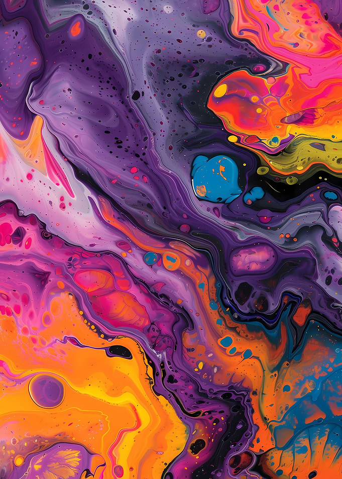 Colorful Liquid Abstract
