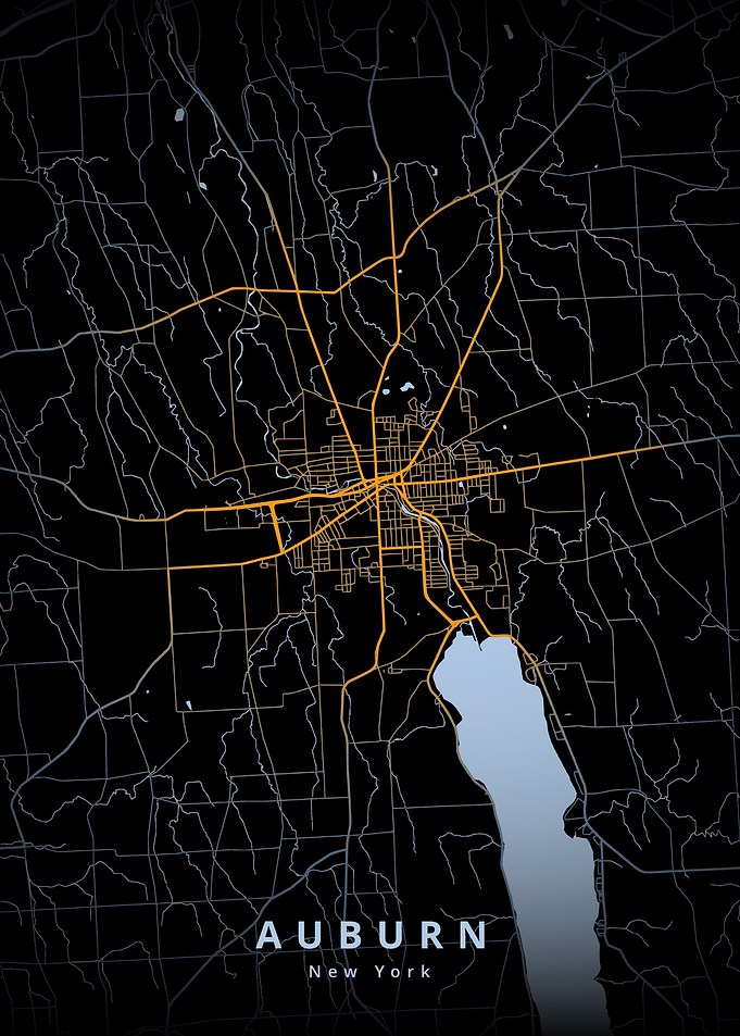 Auburn New York Map