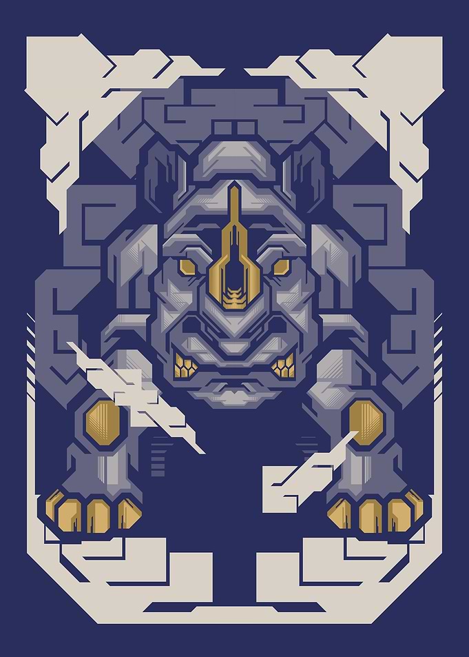 angry rhino