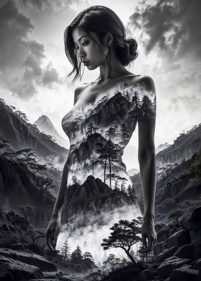 Nature Woman Portrait