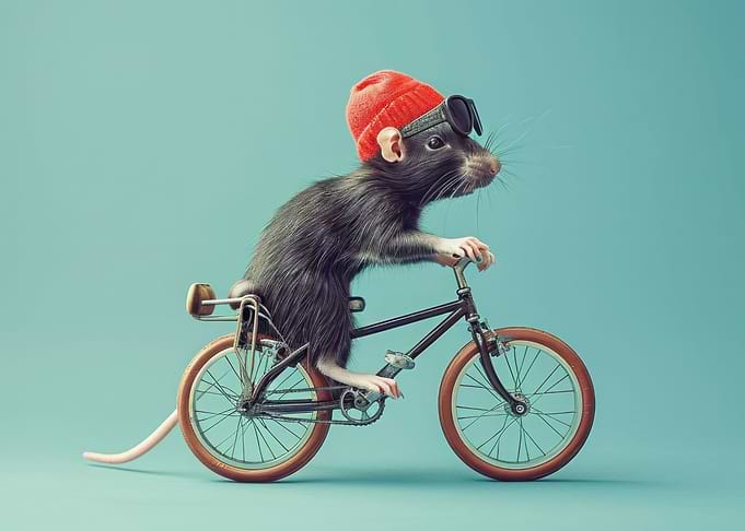 Rat hipster