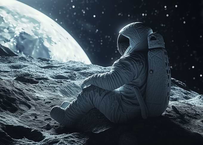 Astronaut in space