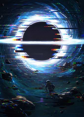 black hole glitch