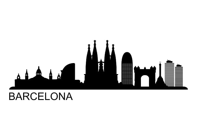 Barcelona skyline