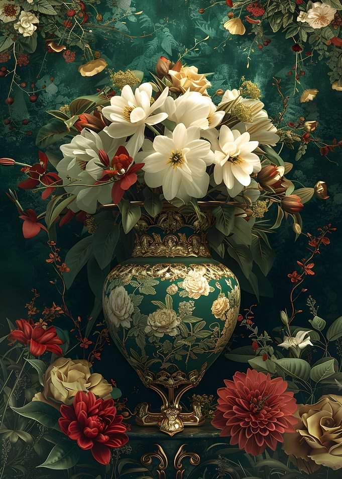 Majestic Floral Splendor
