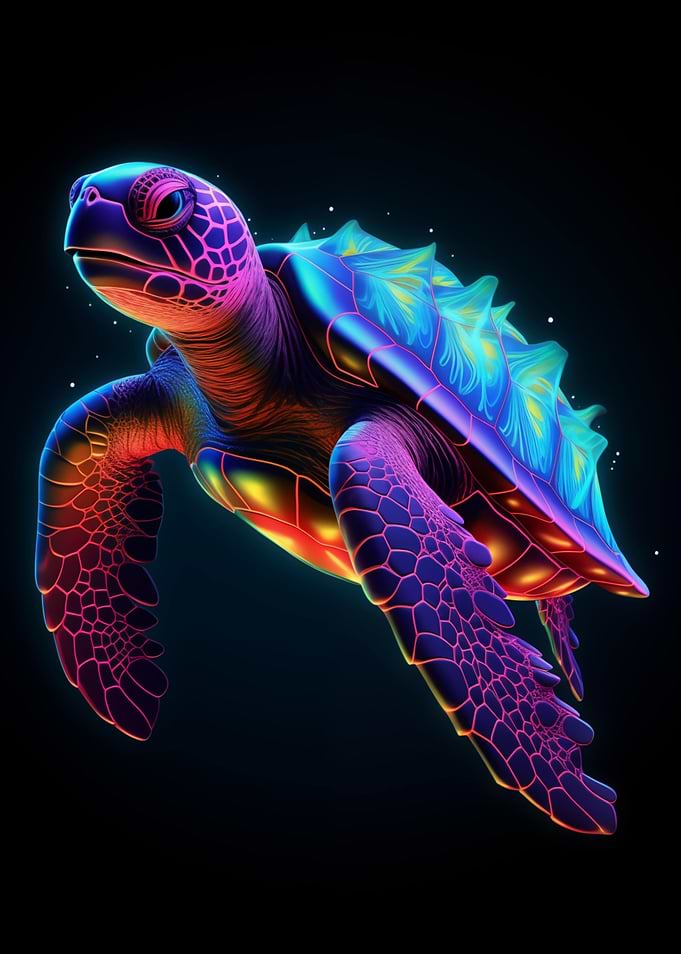Neon Turtle