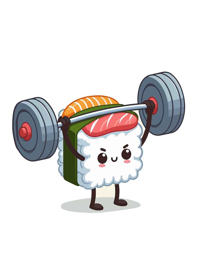sushi weightlifting