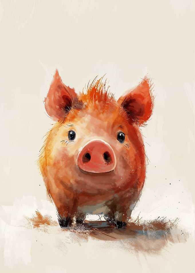Charming Piglet