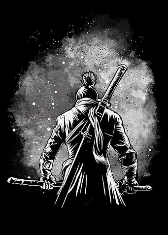Samurai silhouette