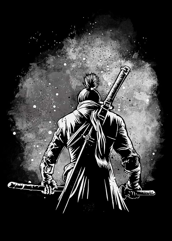 Samurai silhouette