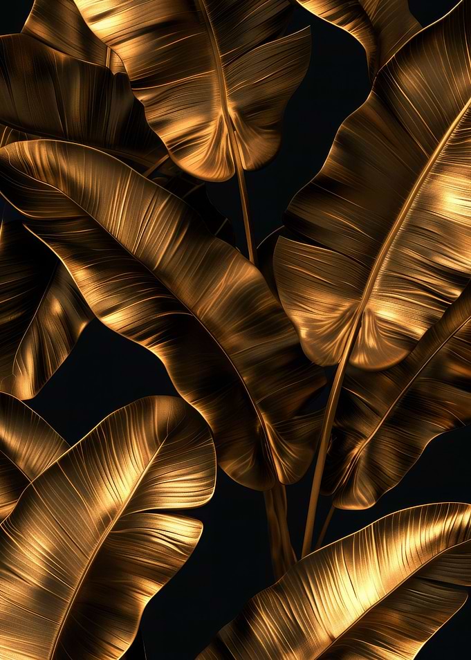 Gold Banana Leaf