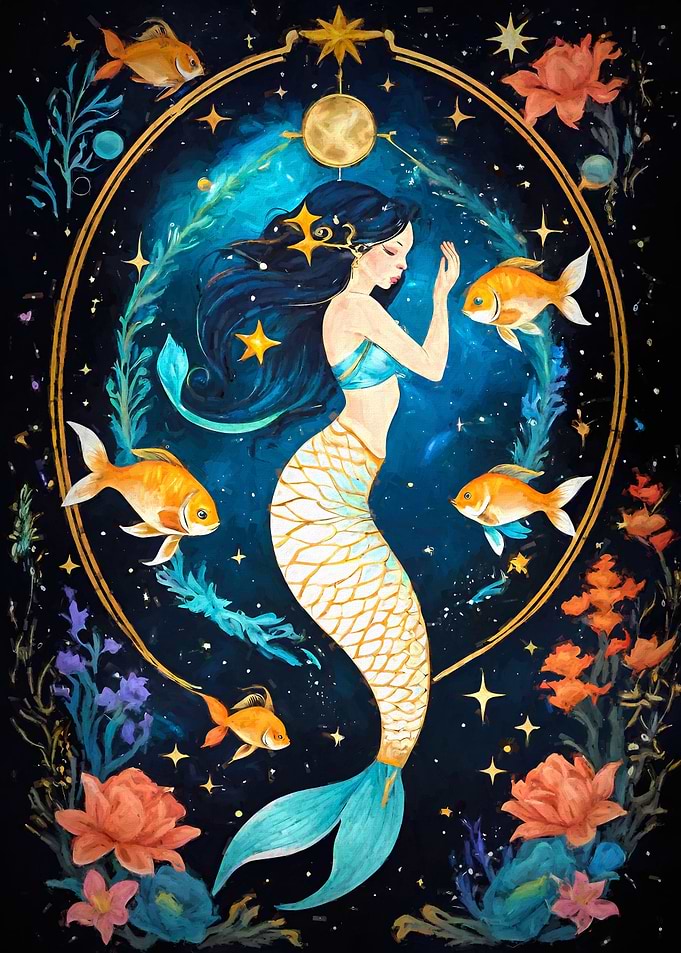 Mermaid and friends