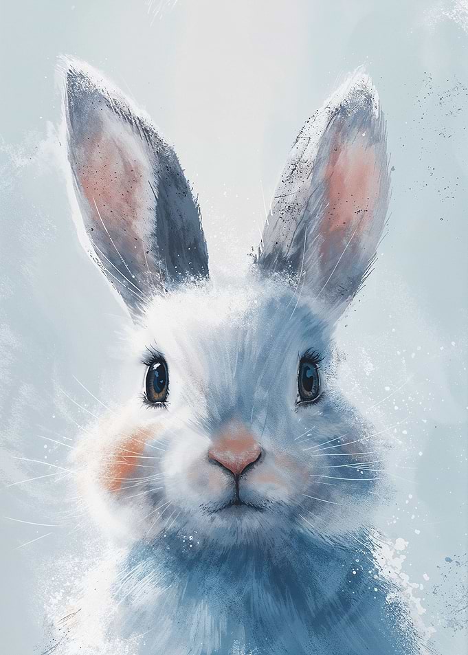 Winter Hare Gaze