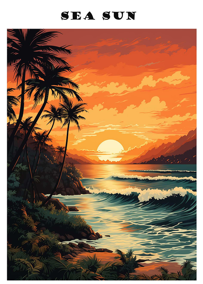 Beautiful Sea Sun