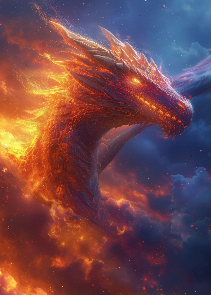 Neon dragon
