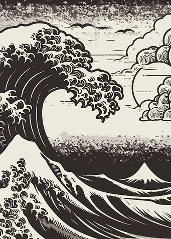 dark wave off kanagawa