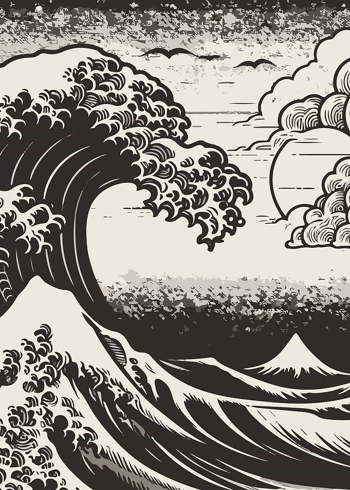 dark wave off kanagawa