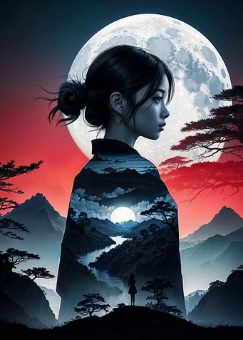 Japanese Moon Girl