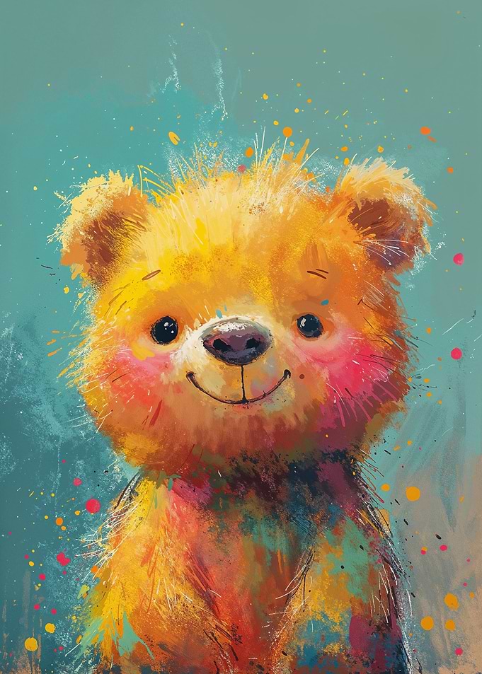 Sunburst Bear Smile