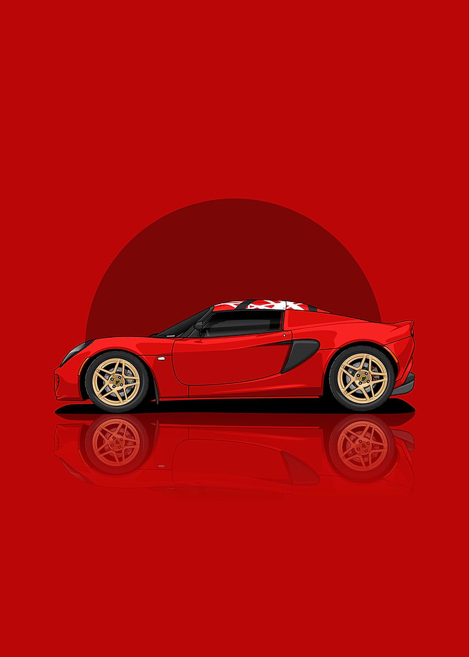 Art car Lotus Elise