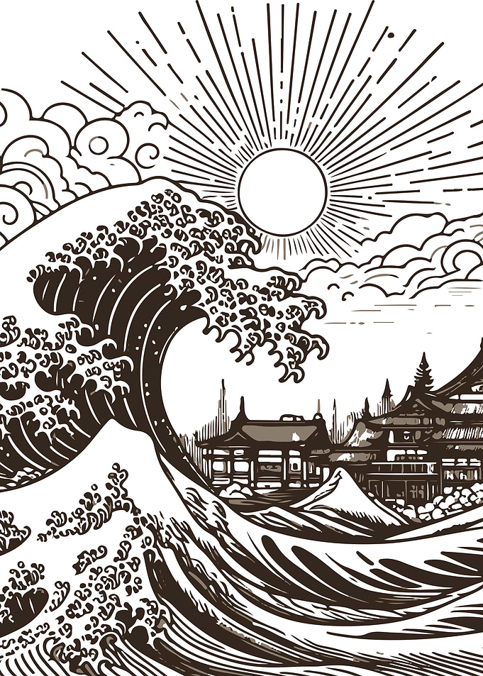 under the wave kanagawa
