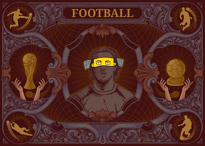 R Cartoon Football