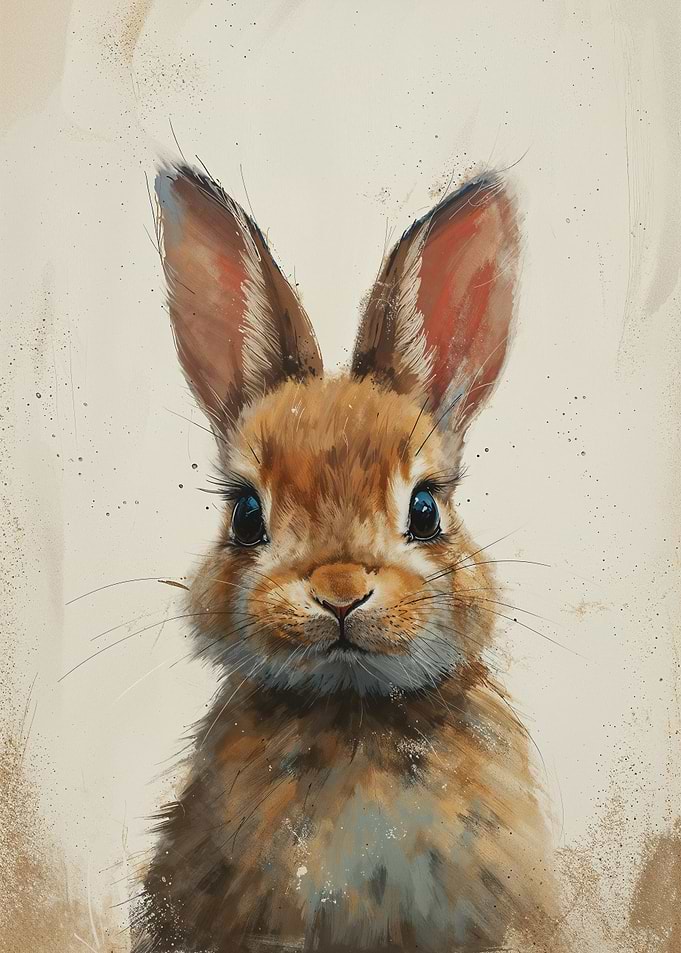 Warm Bunny Gaze