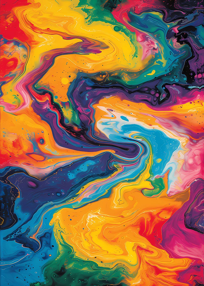 Abstract Liquid Art