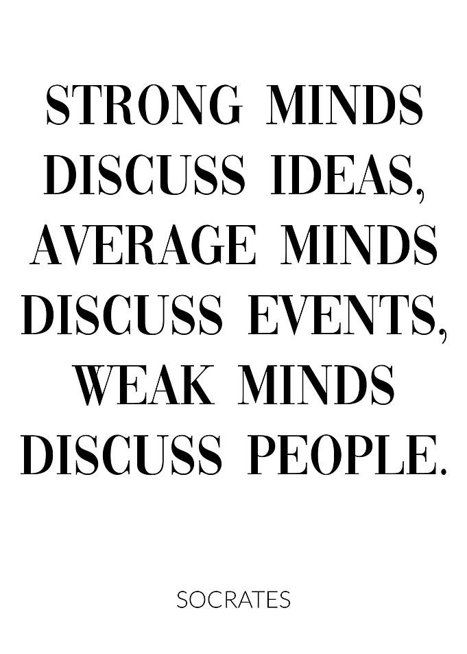 Socrates Quote Strong Mind