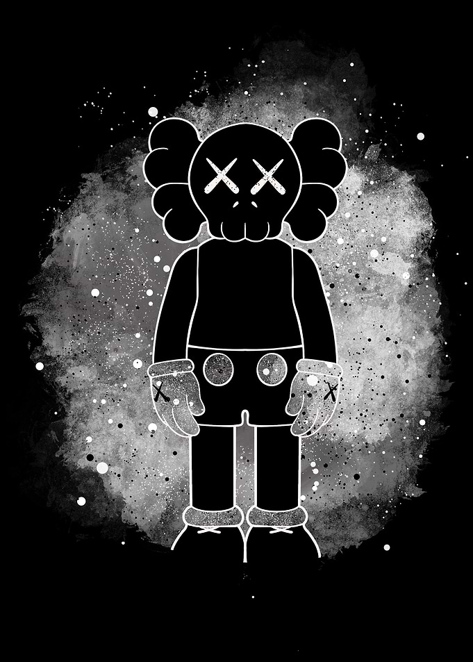 Gloomy dark night kaws