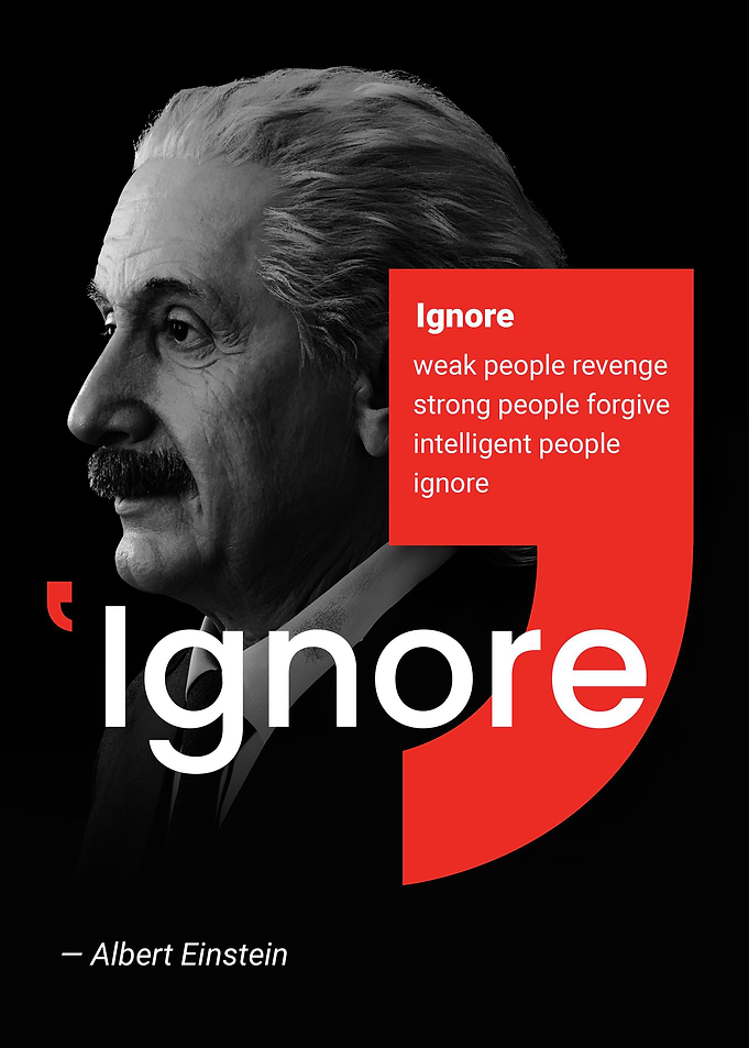 Einstein quote ignore