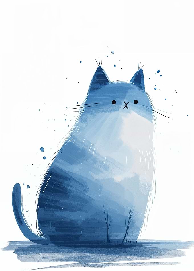 Blue Whisker Bliss