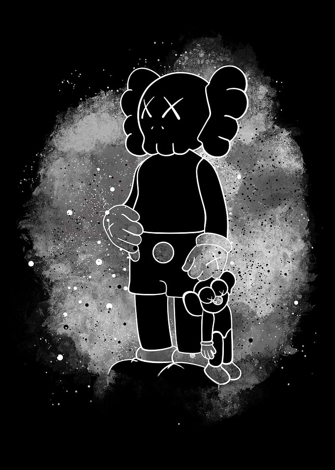Gloomy dark night kaws