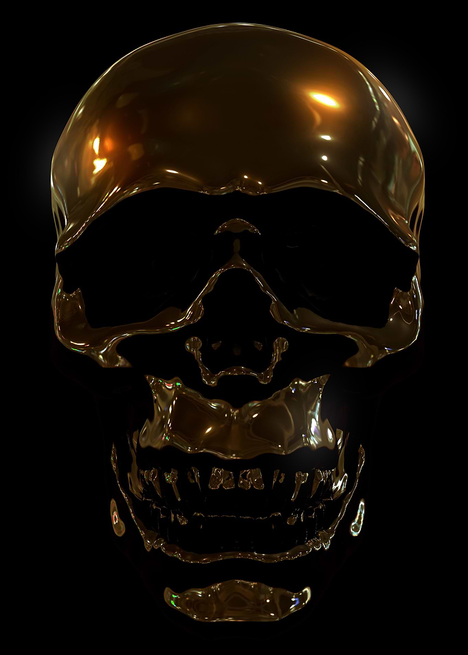 Skull of chrome