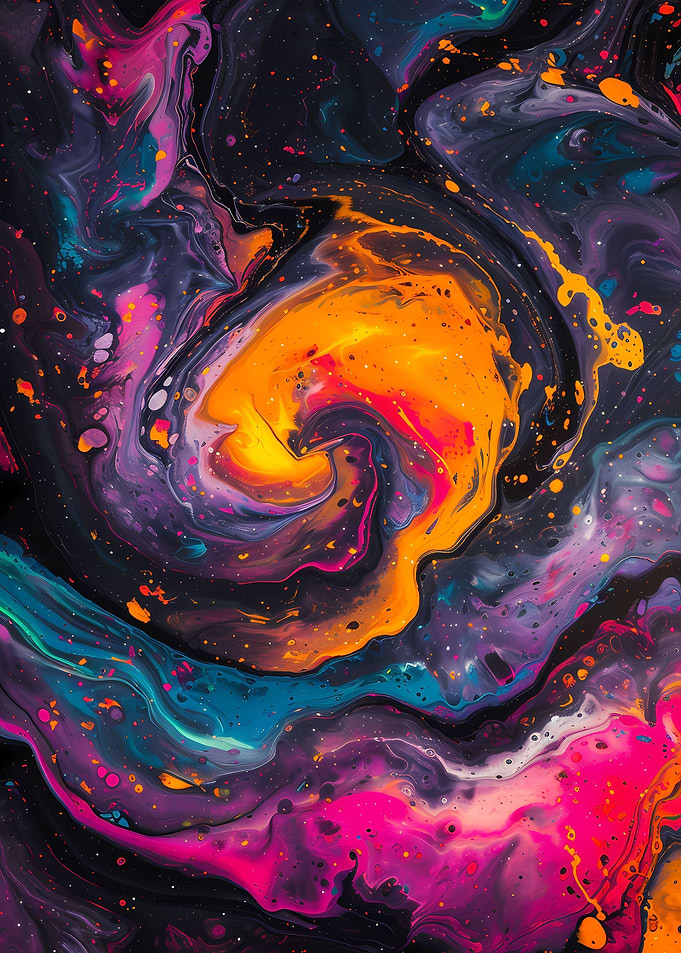 Abstract Liquid Art