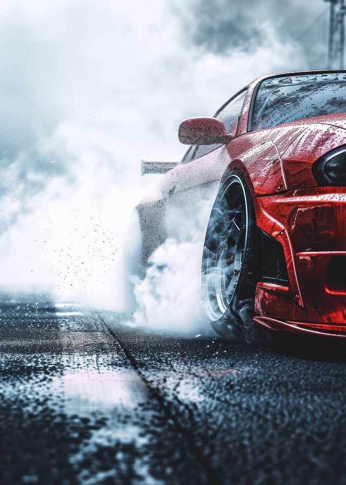 Two cars drift
