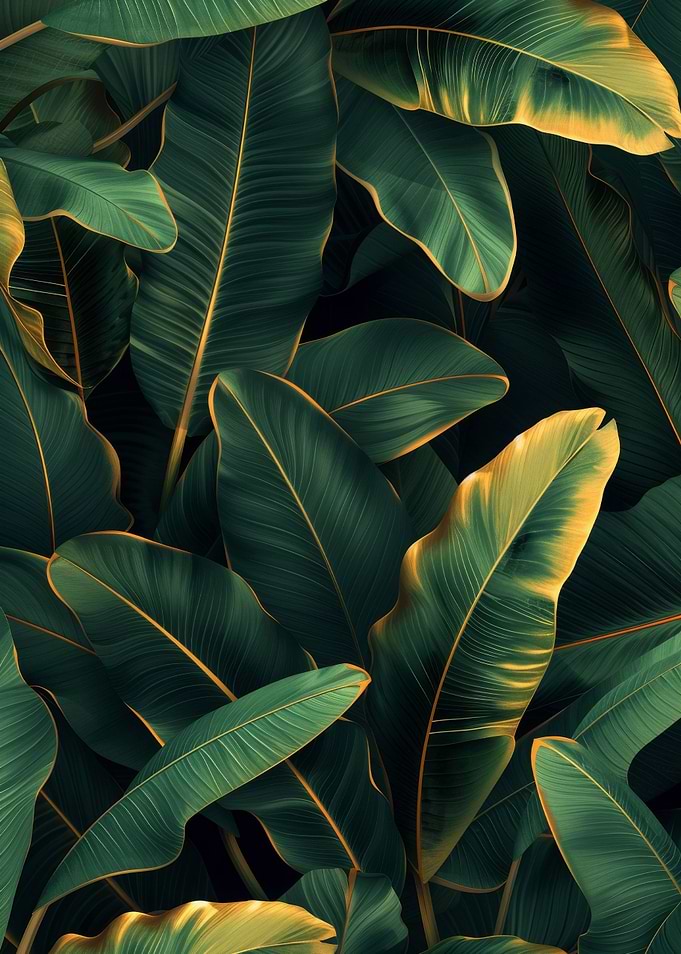 Gold Banana Leaf
