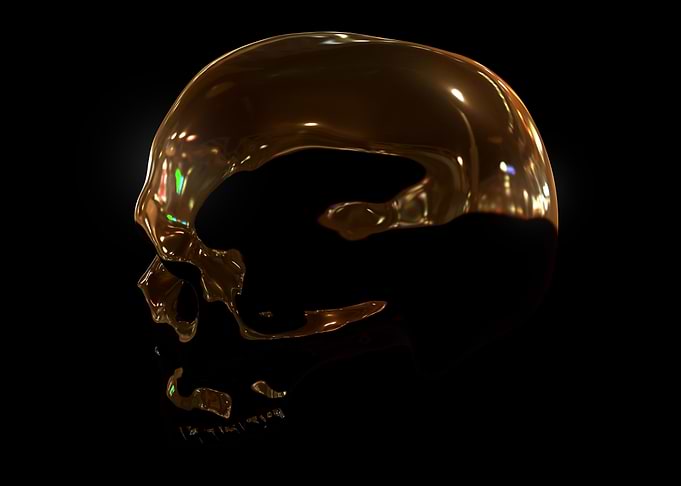 Skull of chrome