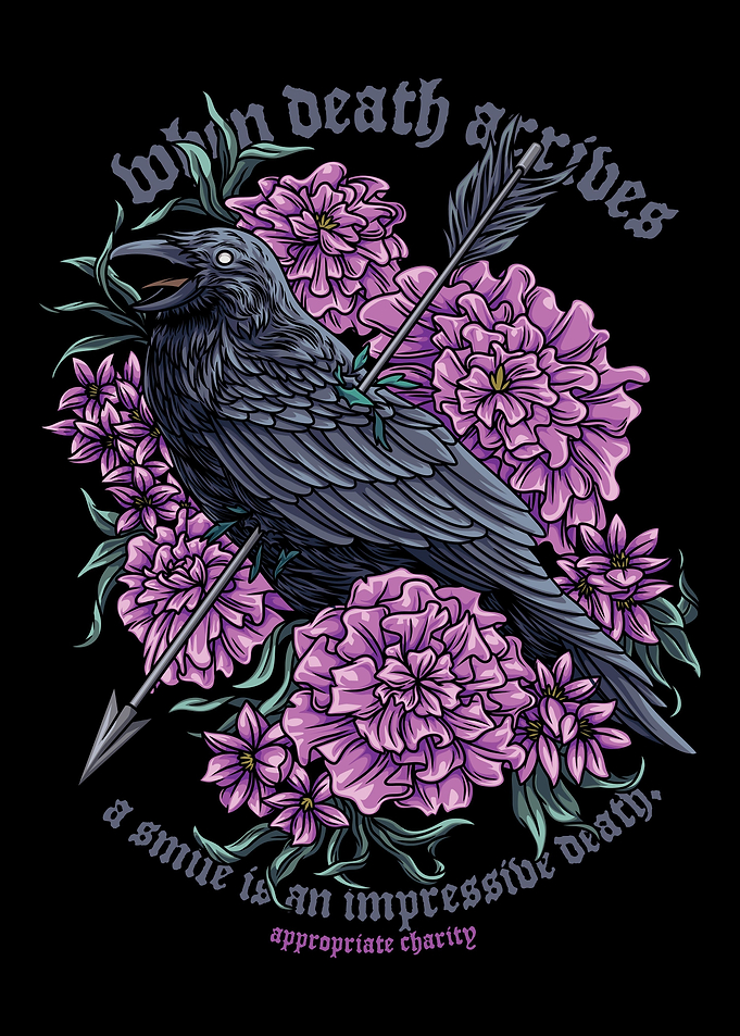 Grace Raven With Text
