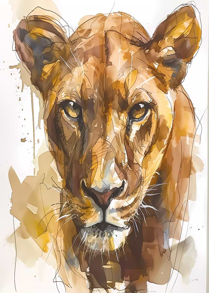 Fossa Watercolor